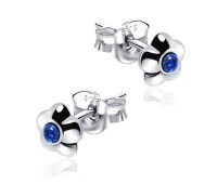 Cutie Flower Silver Stud Earrings STF-257 